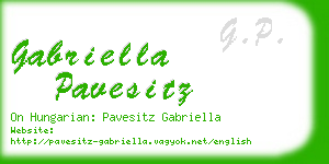 gabriella pavesitz business card